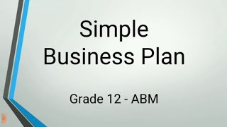 Business Plan [upl. by Boice927]