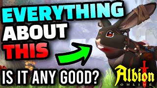 EVERYTHING About The New Caerleon Cottontail Black Bunny Rabbit Mount Albion Online [upl. by Jarietta]