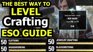 The Best Way to Level Your Crafting in 2024  Crafting in ESO [upl. by Rizas]