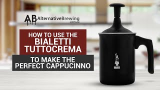 How to Use the Bialetti Tuttocrema Milk Frother [upl. by Cochard]