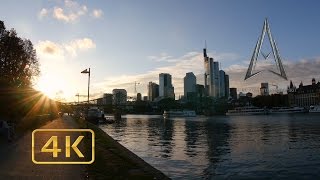 FRANKFURT AM MAIN in 4K  GERMANY [upl. by Naitsyrk]