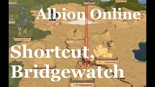 Albion Online  Caerleon to Bridgewatch fast almost safely [upl. by Eiliak439]