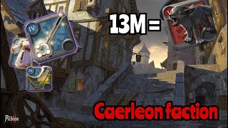 Make 13m in 1hours caerleon faction  Albion online [upl. by Sollars]