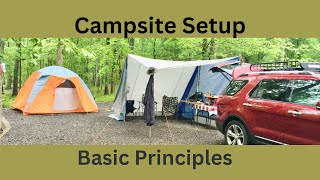 Campsite Setup  Basic Principles [upl. by Berrie]