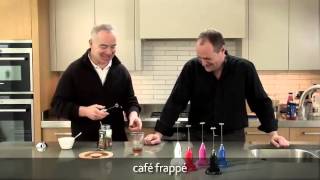 How to make a frappé coffee using an aerolatte milk frother [upl. by Head821]