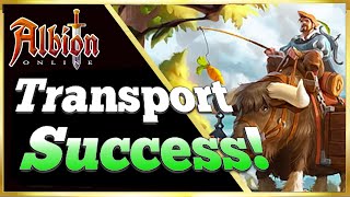 PROFIT My First Transporting Experience  Albion Online 2023 [upl. by Elon559]