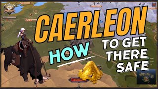 Transport to Caerleon WITHOUT RISK l ALBION ONLINE GUIDE [upl. by Gniy]