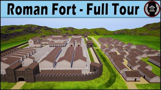 Full Tour of a Roman Fort  Fort Vindolanda [upl. by Schinica]