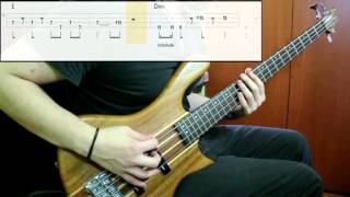 Tame Impala  The Less I Know The Better Bass Cover Play Along Tabs In Video [upl. by Annaer]