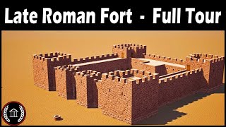 Full Tour of a Roman Cavalry Fort  Fort Mobene Qasr Bshir [upl. by Jerrine167]