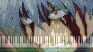 Gintama゜銀魂゜ 2015 OP 4 by DOES  Know Know Know Piano Synthesia Tutorial  Sheet [upl. by Yrreg]