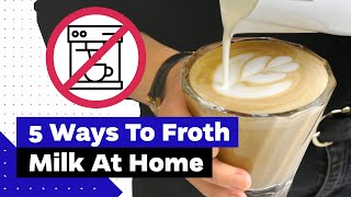 How To Froth Milk At Home Best Milk Frothers Review [upl. by Gnolb]