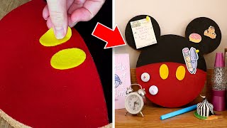 15 Awesome Disney Crafts And Fun DIYs [upl. by Maite]