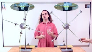 Demonstrating Rotational Inertia or Moment of Inertia [upl. by Sillyrama]