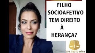 FILHO SOCIOAFETIVO TEM DIREITO À HERANÇA [upl. by Nniuqal]