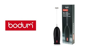 BODUM Schiuma Milk Frother  Battery Operated [upl. by Nosreffej]