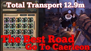 The best road go to caerleon bring 129m total loot • Albion online albiononline [upl. by Theresina]