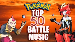 🔹POKÉMON🔹 Top 50 Battle Themes Gen 19 [upl. by Neik]