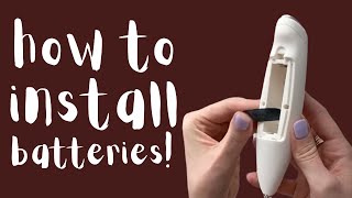 How To Install Batteries On The Milk BOSS Milk Frother By Zulay Kitchen [upl. by Aicinat]